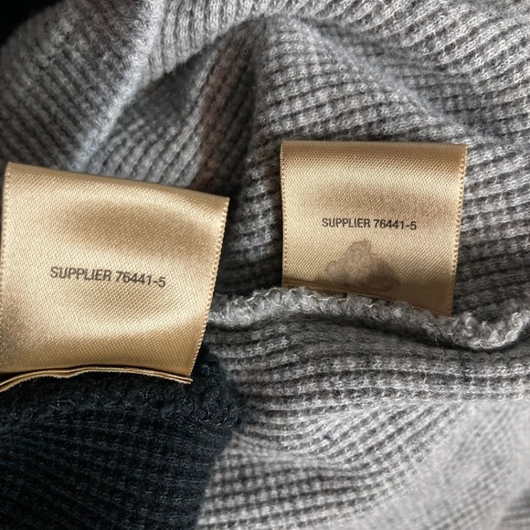 The Foundry Supply Co Henley Mens 4XLT Black Gray Waffle Knit Thermal 2 Pack - Picture 15 of 16